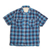 BURGUS PLUS Open Collar Check Shirt Short Sleeve BP26505画像