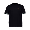 FRED PERRY Jacquard Cuff S/S Tee M2477画像