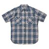 WAREHOUSE Lot 3056 SHORT SLEEVE CHECK WORK SHIRTS B柄画像