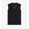 FRED PERRY Tipped V-Neck Tank K2327画像