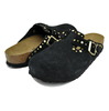 BIRKENSTOCK BOSTON RIVET BORDER(NARROW FIT) BLACK 1030491画像