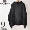 MOOJIMOOJI OVERSIZED CROP HOODIE AGED画像