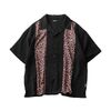 Subciety Patterned panel shirt 155-22248画像