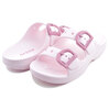 crocs SATURDAY ENAMEL BUCKLES SANDAL W BUBBLE ICE 212867-7DF画像