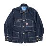 Workers Deluxe Railroad Jacket 12 oz, Grey Back Indigo Herringbone画像