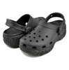 crocs CLASSIC PLATFORM BLOOM CLOG BLACK 213447-001画像