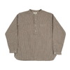 FULLCOUNT 4900G Herringbone Pencil Stripe Stand Collar Shirt画像