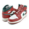NIKE AIR JORDAN 1 MID(GS) sail/midnight green DQ8423-105画像