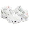 NIKE W SHOX TL WHITE / WHITE - METALLIC SILVER AR3566-100画像