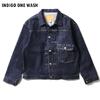 HOUSTON 51373 TYPE-1 DENIM JACKET T-BACK-画像