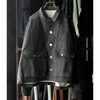 AXIS Charcoal dyeing moleskin Short Length Blouson BL001-26AW画像