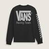 VANS RACING LS TEE BLACK VN000X2BBLK画像