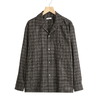 KAPTAIN SUNSHINE Wool Plaid Open Collar Shirt KS26FSH08画像