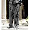 NONNOTTE Drape Doeskin Cloth Draping Five-Tuck Wide Trousers N-26A-019画像