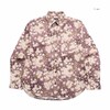 衣櫻 サザンクロス素材 抜染 長袖レギュラーシャツ - 畳かし桜 - SA1781画像