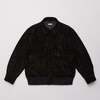 ULTERIOR CALF SUEDE LEATHER FLIGHT JKT UBL47-LC266画像