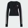 ADIDAS ORIGINALS BY JENNIE KNITTED WRAP AROUND CARDIGAN Black LD8933画像