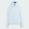 adidas ADILUNA S2 x JENNIE FLEECE HOODIE JACKET Wonder Blue LD8925画像