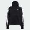 adidas ADILUNA S2 x JENNIE FLEECE HOODIE JACKET Black LD8926画像
