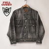 FULLCOUNT Type 2 Dartford On Studs by Zip Stevenson HTC 11.5oz Original Black Selvedge Denim 2102BKSS-HTC画像