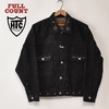 FULLCOUNT Type 2 On Studs by Zip Stevenson HTC 11.5oz Original Black Selvedge Denim 2102BKSS-HTC画像