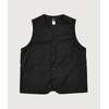 POST OVERALLS #3504-ETB Royal Moody : 60/40 twill black画像