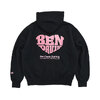 BEN DAVIS Heart Chenille Full Zip Hoodie 1050-26780058画像