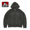 BEN DAVIS Faux Suede Full Zip Hoodie T-26780023画像