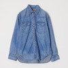 REMI RELIEF 8.5oz DENIM WESTERN SHIRT(ノコギリ型フラップ) RN2048SDR画像