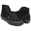 VANS AUTHENTIC HI 2.0 PIG SUEDE BLACK / BLACK VN000E8HBKA画像