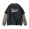 Subciety Washed layered tee 153-44214画像