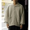 NONNOTTE Low Count Wool Yak Knit Draping Knit Cardigan Jacket N-26A-002画像