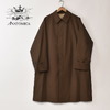 ANATOMICA SINGLE RAGLAN COAT GABARDINE BROWN画像