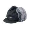 X-girl BOX LOGO EMBROIDERED DOG EAR JET CAP BLACK 105263051001画像
