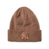 NEW ERA ベーシック カフニット MLB Tonal Logo ニューヨーク・ヤンキース ベージュ 15119704画像