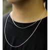 INTERIM TAXCO SILVER CIRCLE CHAIN PAIR NECKLACE IT26A283画像