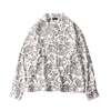 Subciety Paisley open collar shirt 155-20300画像
