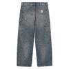 Carhartt WIP Oakland Pant - Blue, Worn used wash I037533画像