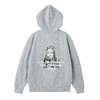 X-girl BRUSHED COLLAGE GRAPHIC FACE PATCH ZIP UP SWEAT HOODIE 105263012009画像