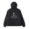 X-girl FACE EMBROIDERED PATCH REVERSIBLE JACKET 105263021003画像