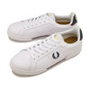 FRED PERRY B722 LEATHER WHITE/NAVY B6311-567画像
