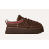 UGG Heritage Lace-Up Slipper burnt cedar 1180361-BCDR画像