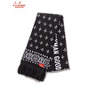 COOKMAN Knitted Scarf Bandanna Cross Black 233-63249画像