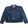 REMI RELIEF 12oz SELVEDGE DENIM 1st JACKET - BLUE - RN1040SDR画像