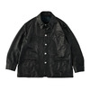 PORTER CLASSIC LEATHER CAR COAT W / SILVER BUTTONS BFA-P-017-4226画像