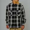 BIG MIKE Heavy Flannel L/S Shirt|BLK&times;CHARCOAL&times;OFF 102635106画像