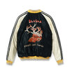 TAILOR TOYO Lot No. TT15973-119 / Late 1950s Style Acetate Quilted Souvenir Jacket &ldquo;MOOSE&rdquo; &times; &ldquo;ALASKAN EAGLE&rdquo;画像