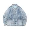 Liberaiders DAMAGED DENIM TRUCKER JACKET 730152603画像