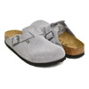 BIRKENSTOCK BOSTON NARROW LAVENDER SKY / SUEDE LEATHER 1032791画像