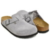 BIRKENSTOCK BOSTON REGULAR LAVENDER SKY / SUEDE LEATHER 1032695画像